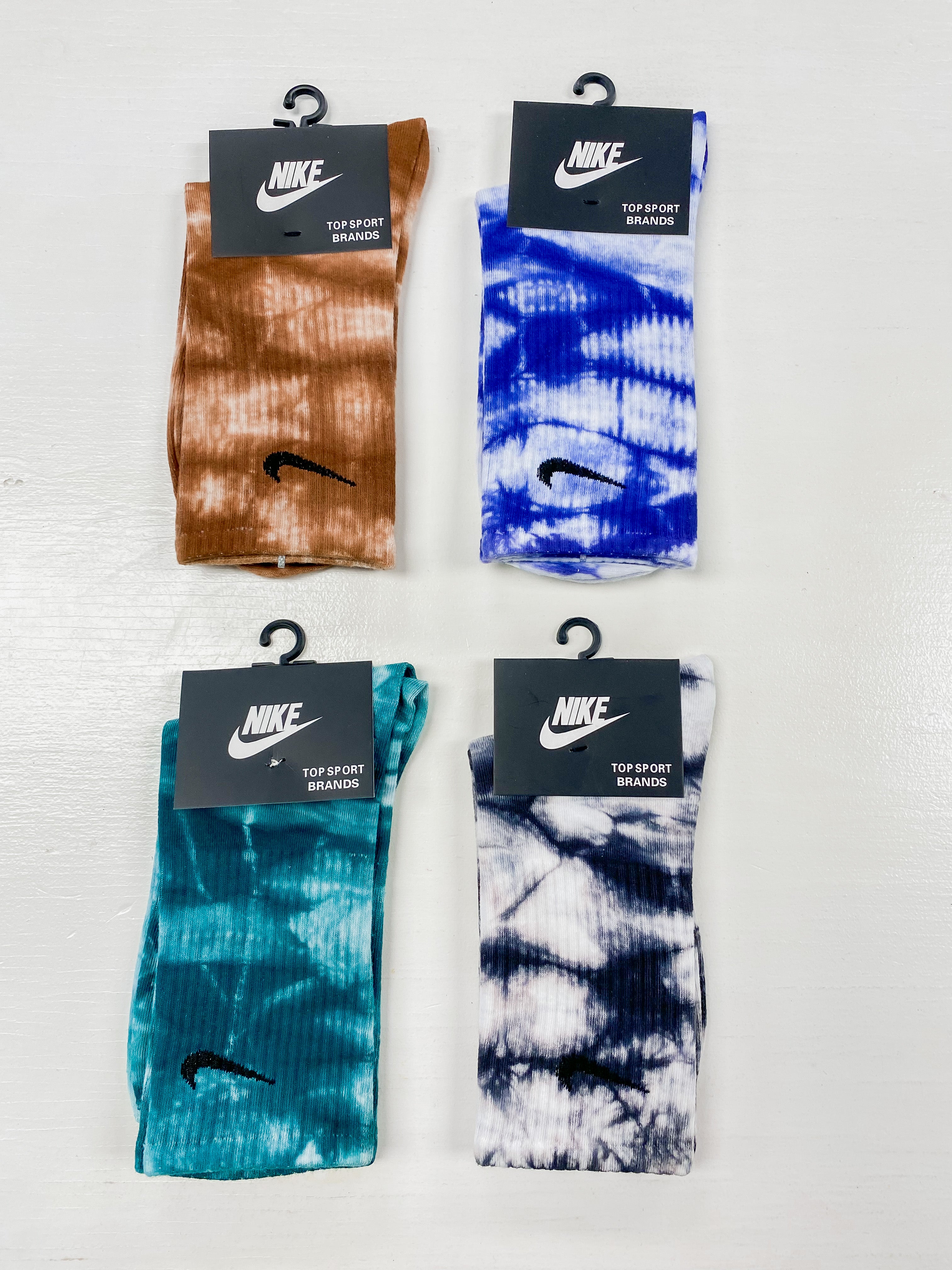 Tye Dye Nike Socks fit size 5-9 - Main Image