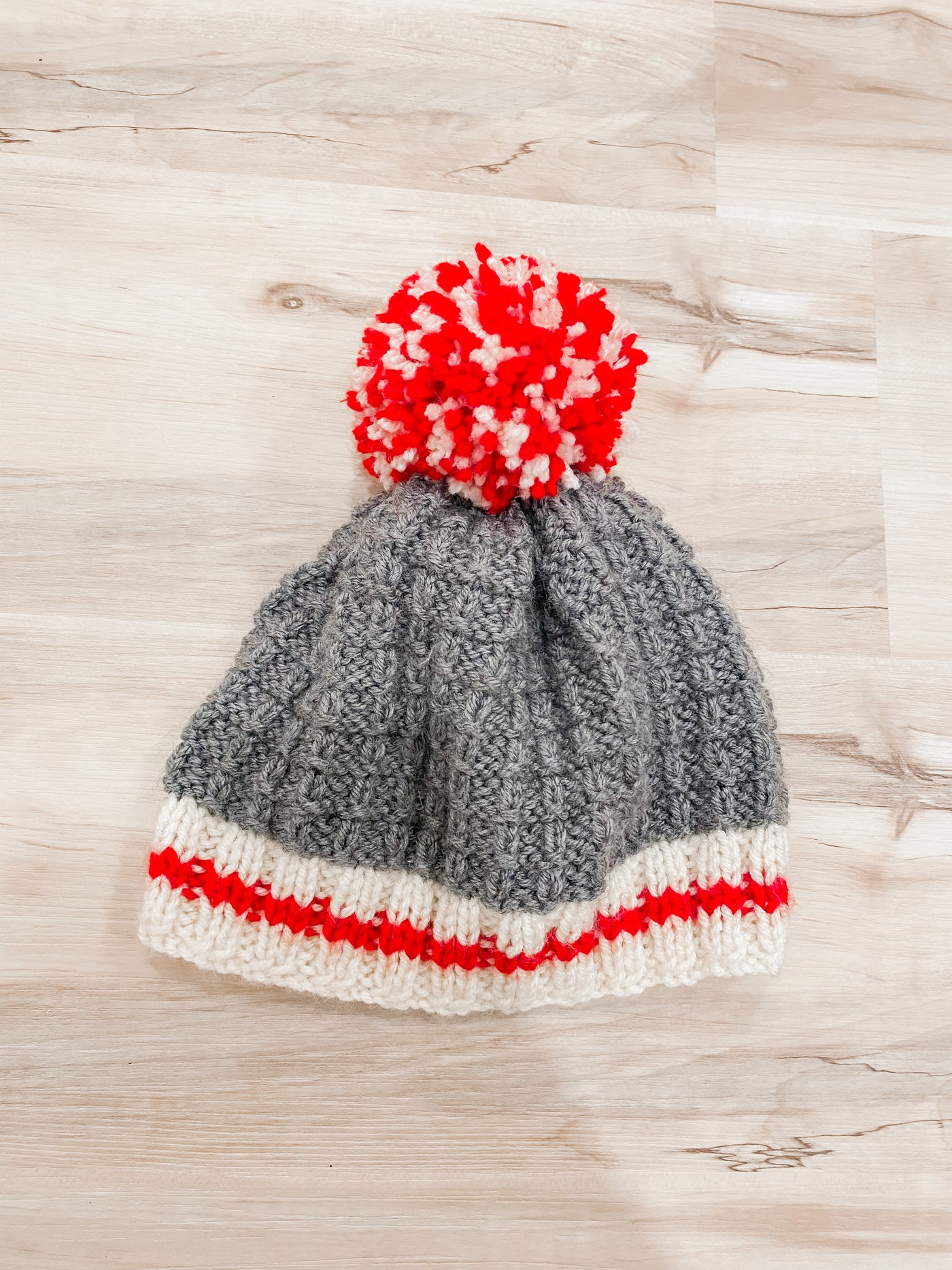 Child’s Sock Monkey Knitted Touque