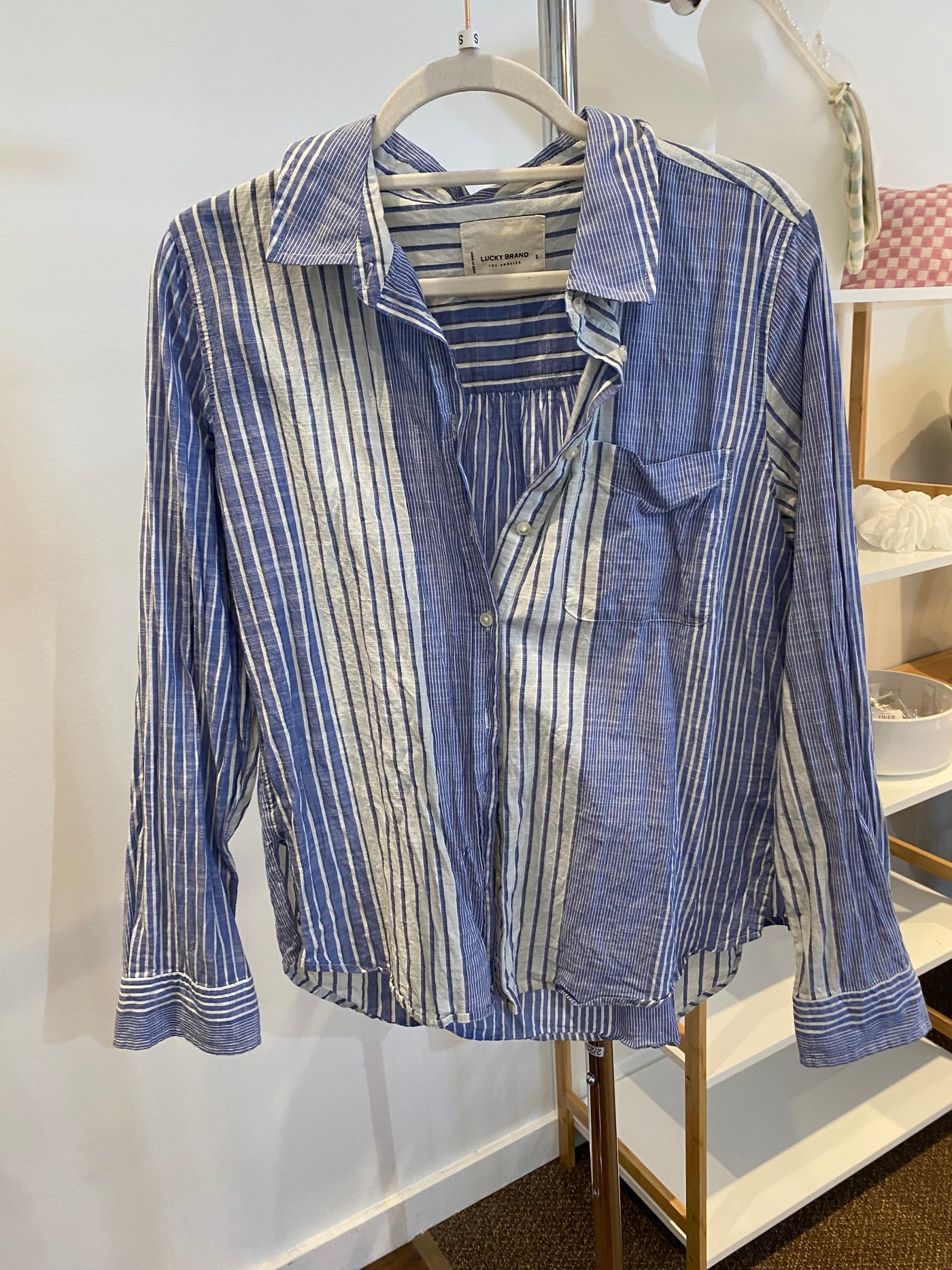Cotton Striped Blouse