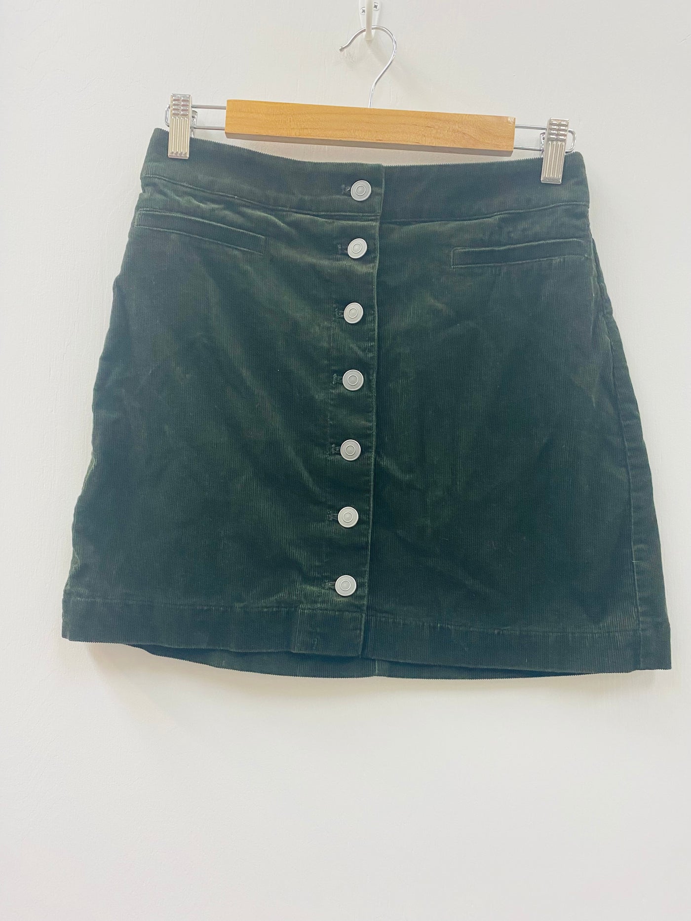 Wilfred Free dark green Corduroy skirt