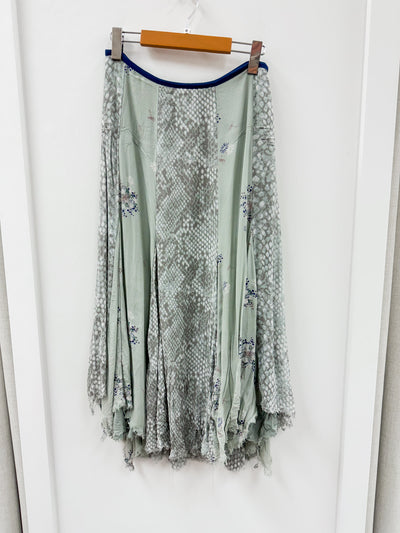 Free People Silk Skirt