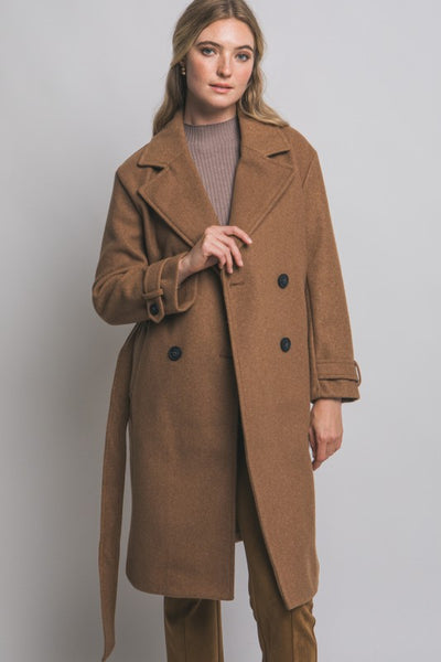 Tie Front Baked Clay Trench