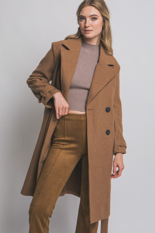 Tie Front Baked Clay Trench