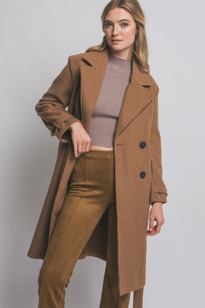 Tie Front Baked Clay Trench