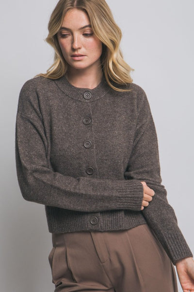 Espresso Embrace Cardigan