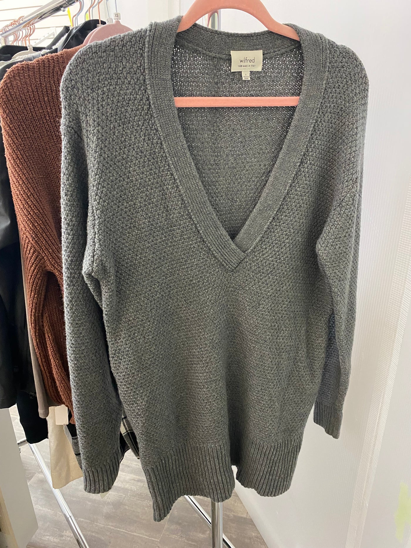 Wilfred Pocket Tunic Sweater