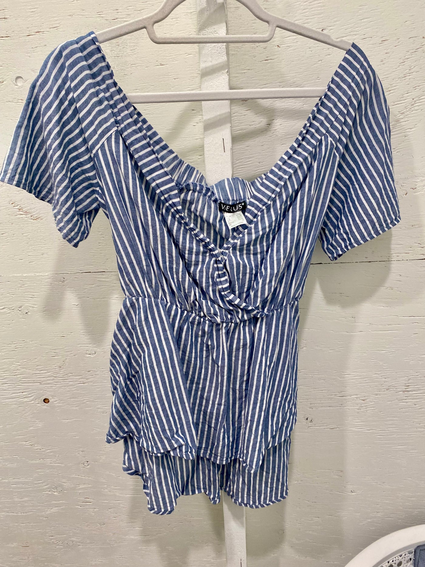 Striped Babydoll Blouse