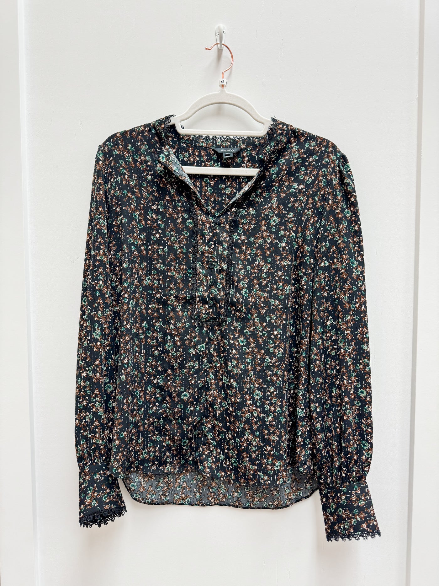 RW&CO Floral Blouse