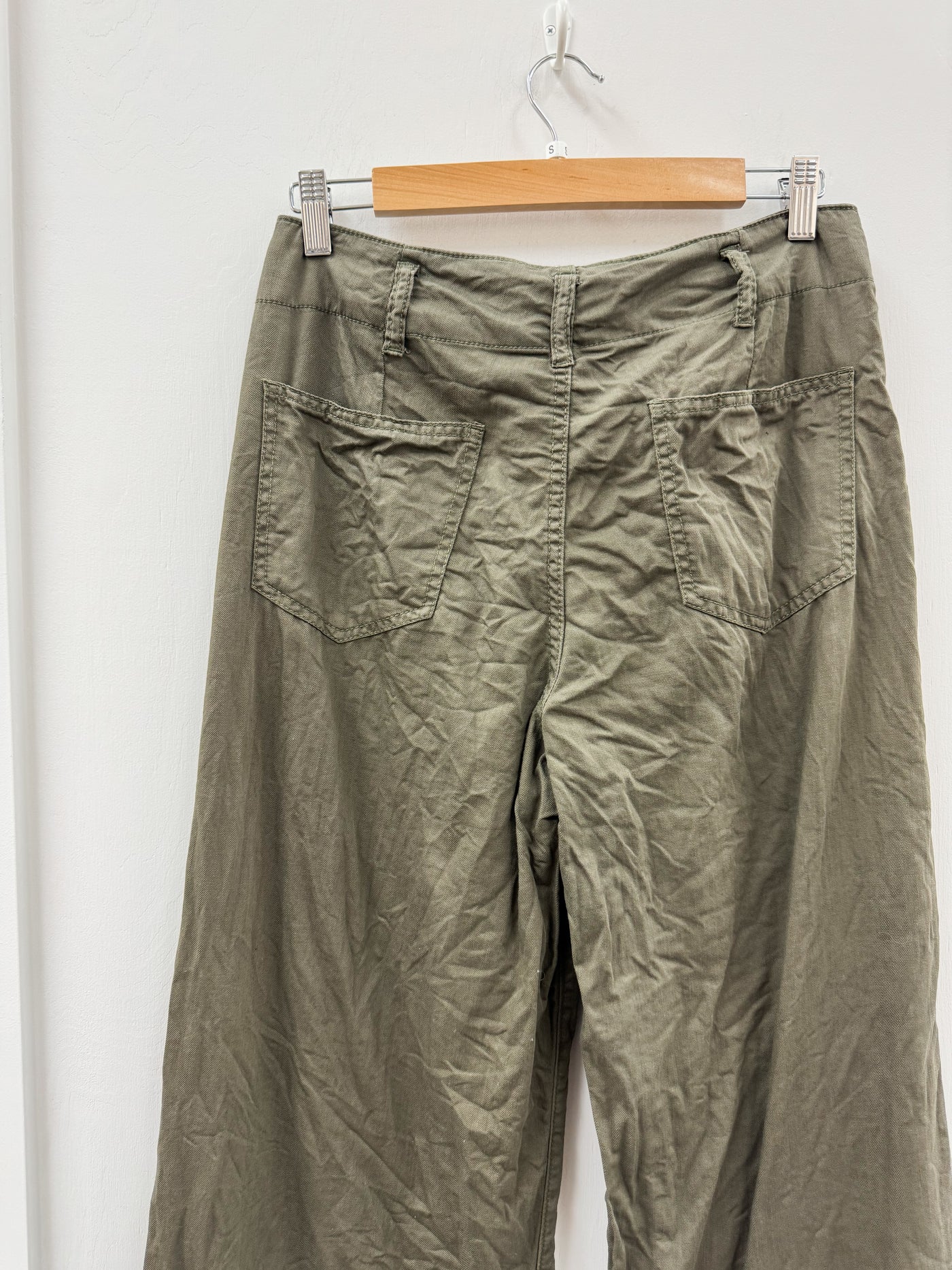 Olive Wide Leg Pants