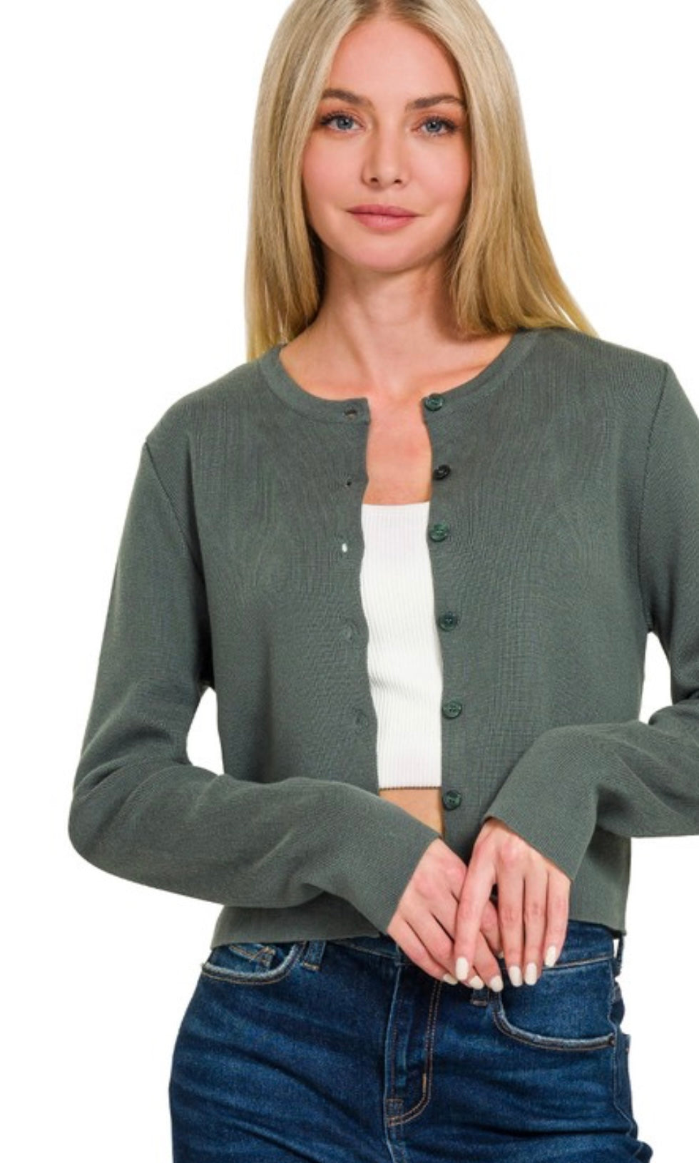 Jade Button Up Cardigan
