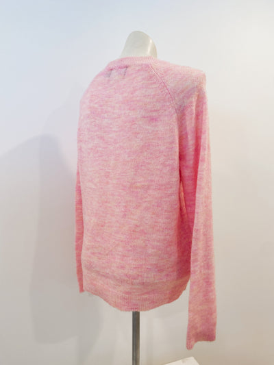 Pieces pink soft sweater