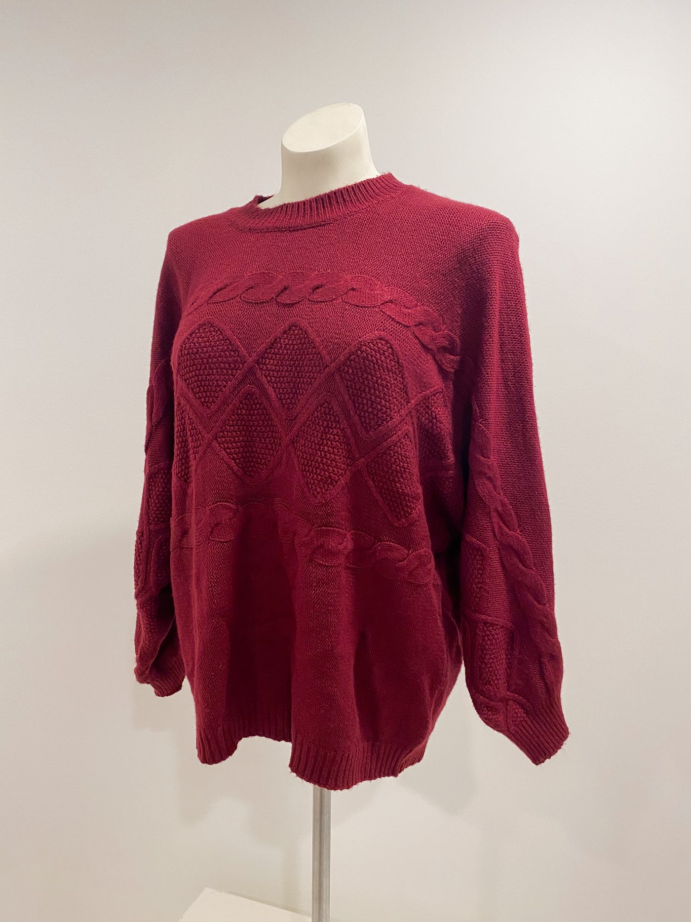 Merlot Knit Pullover