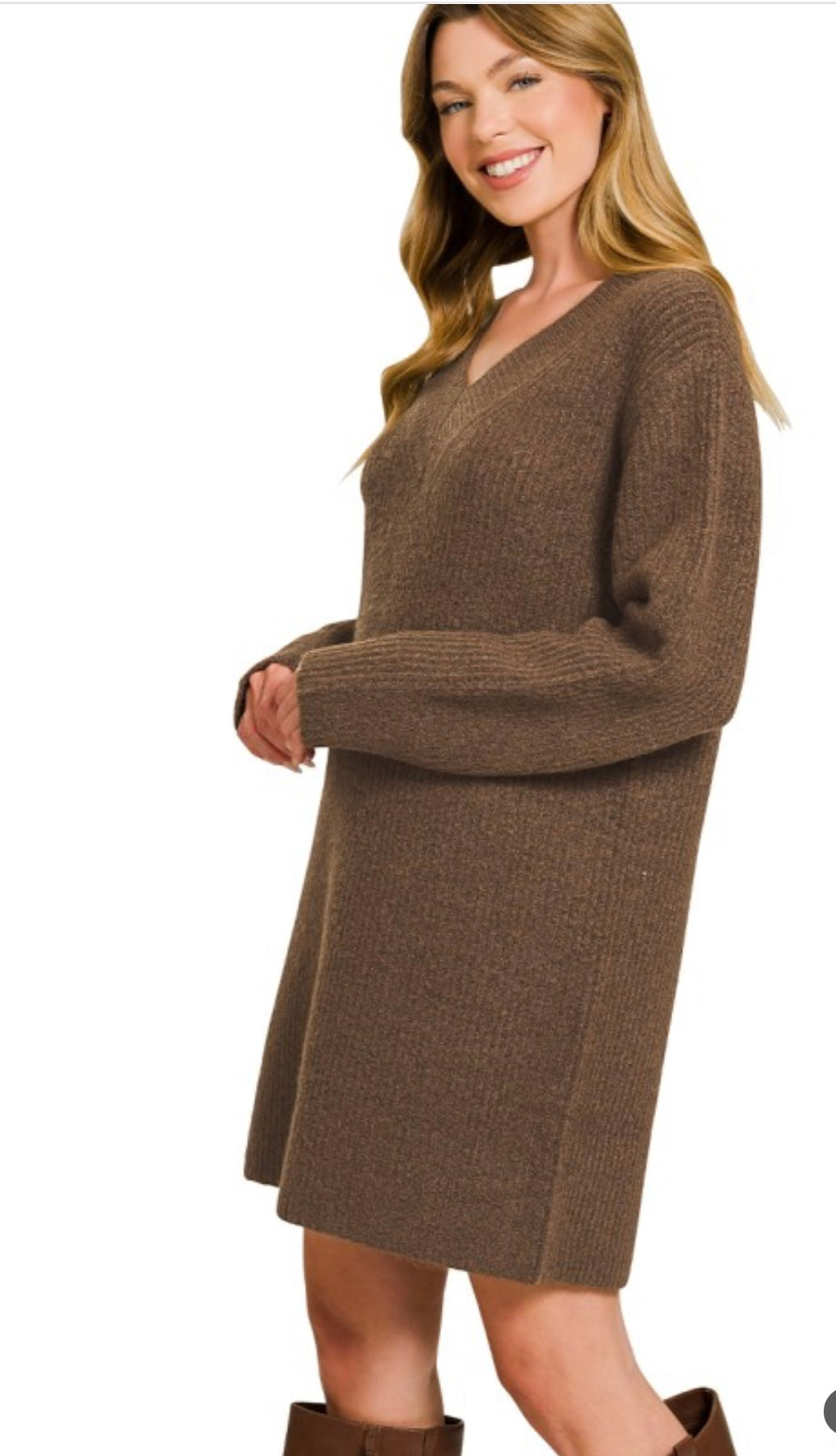 Chocolate Sweater Dress