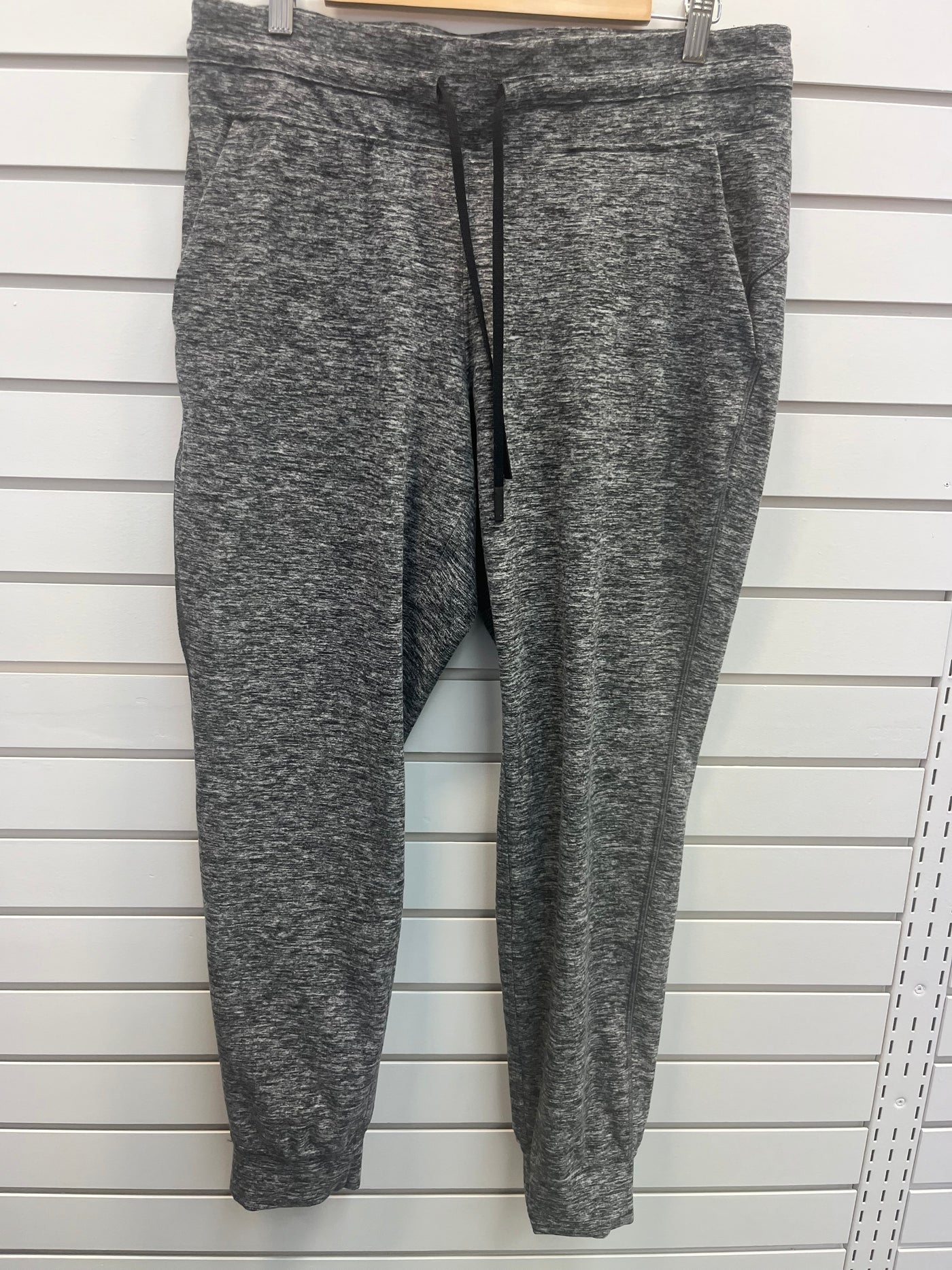 Grey aligned sweat pants