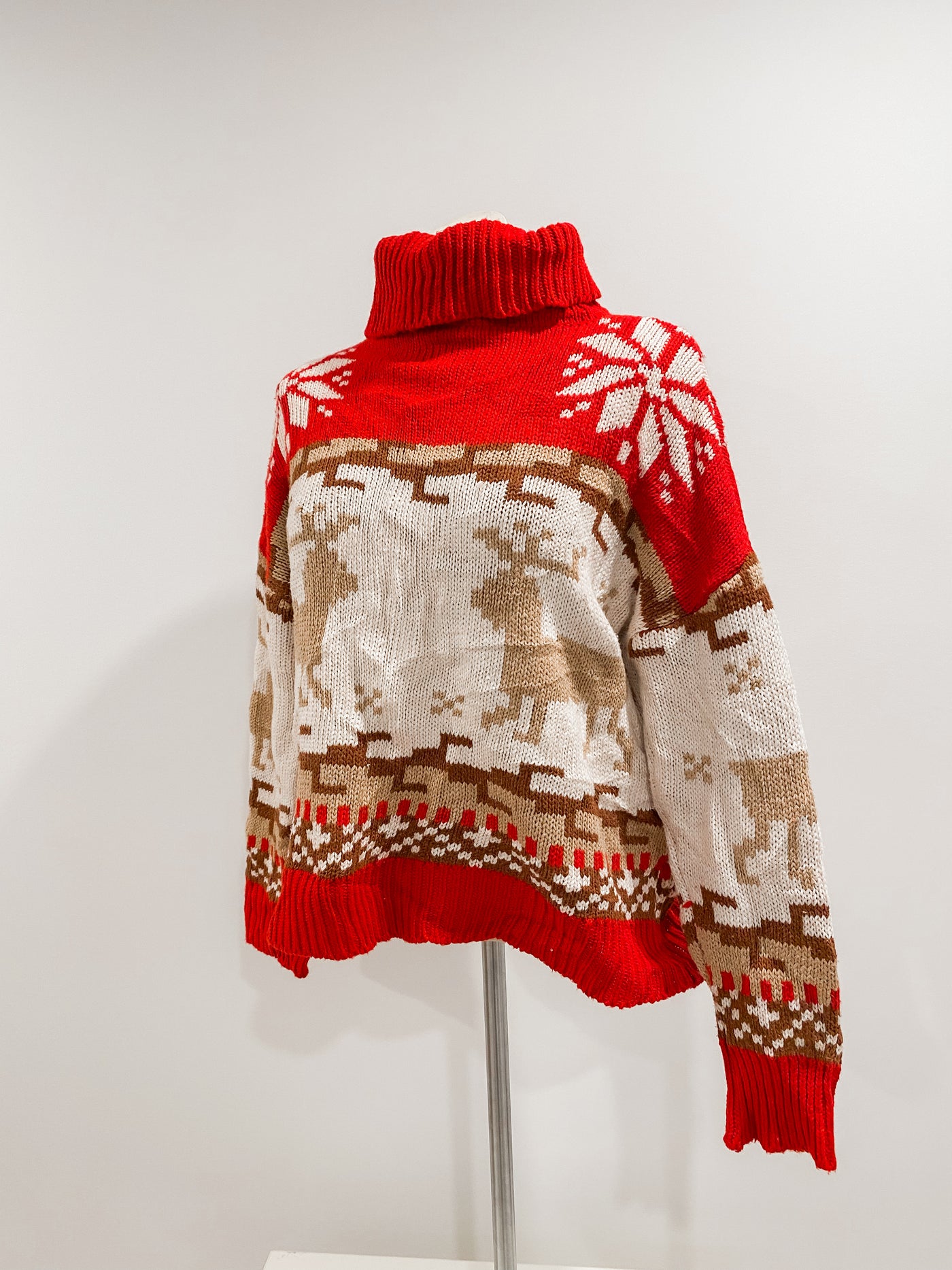 Reindeer Knit Sweater
