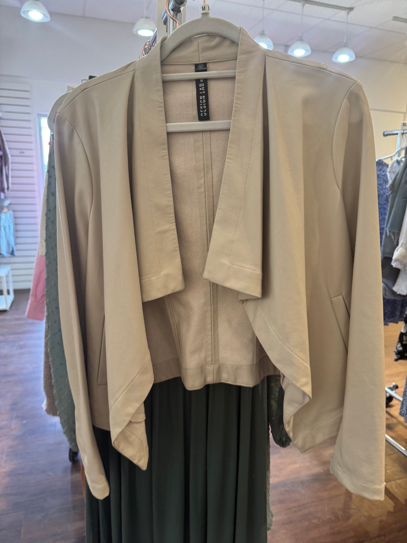 Beige Folded Blazer