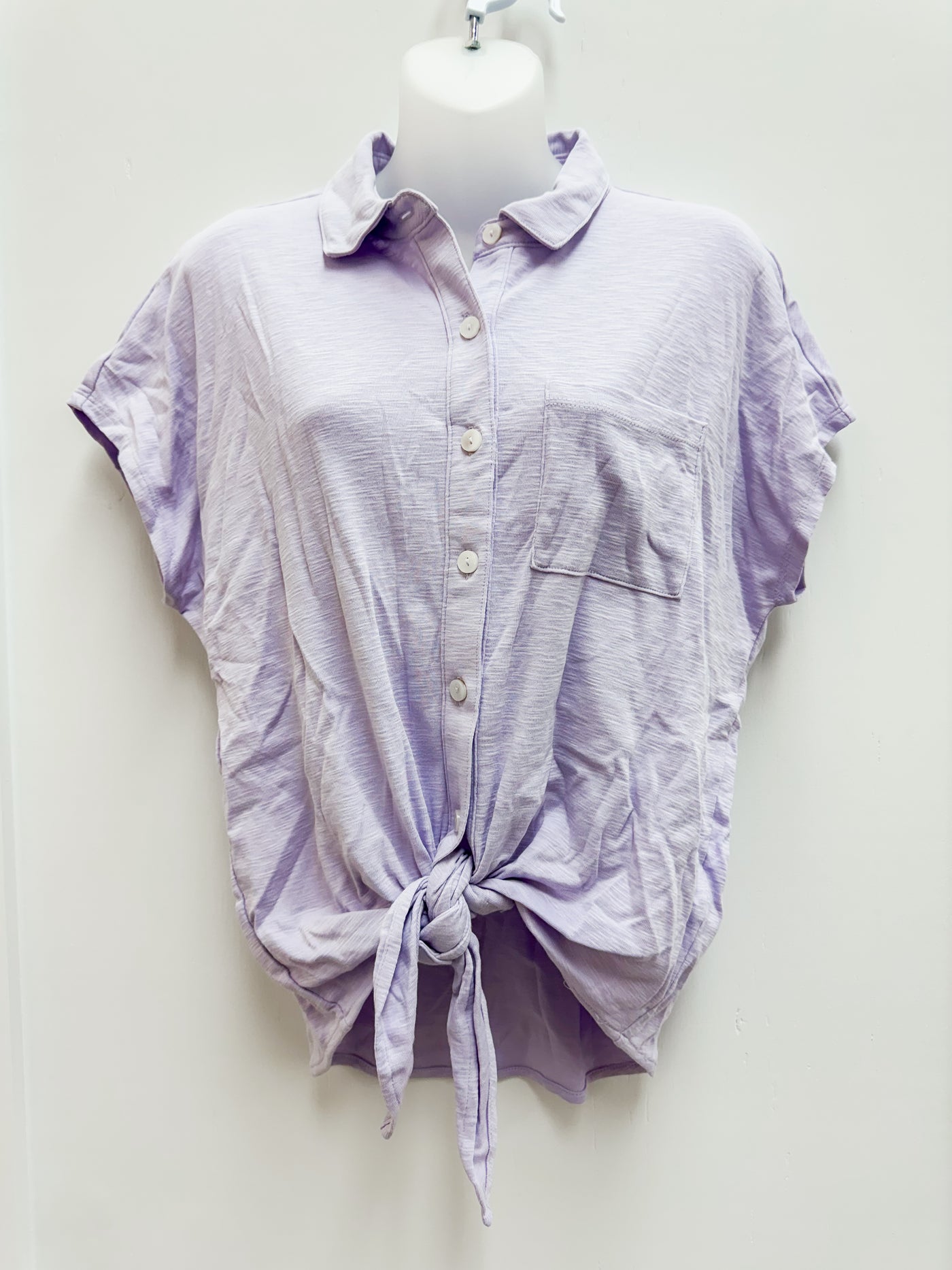 Lavender Cotton Tye Top