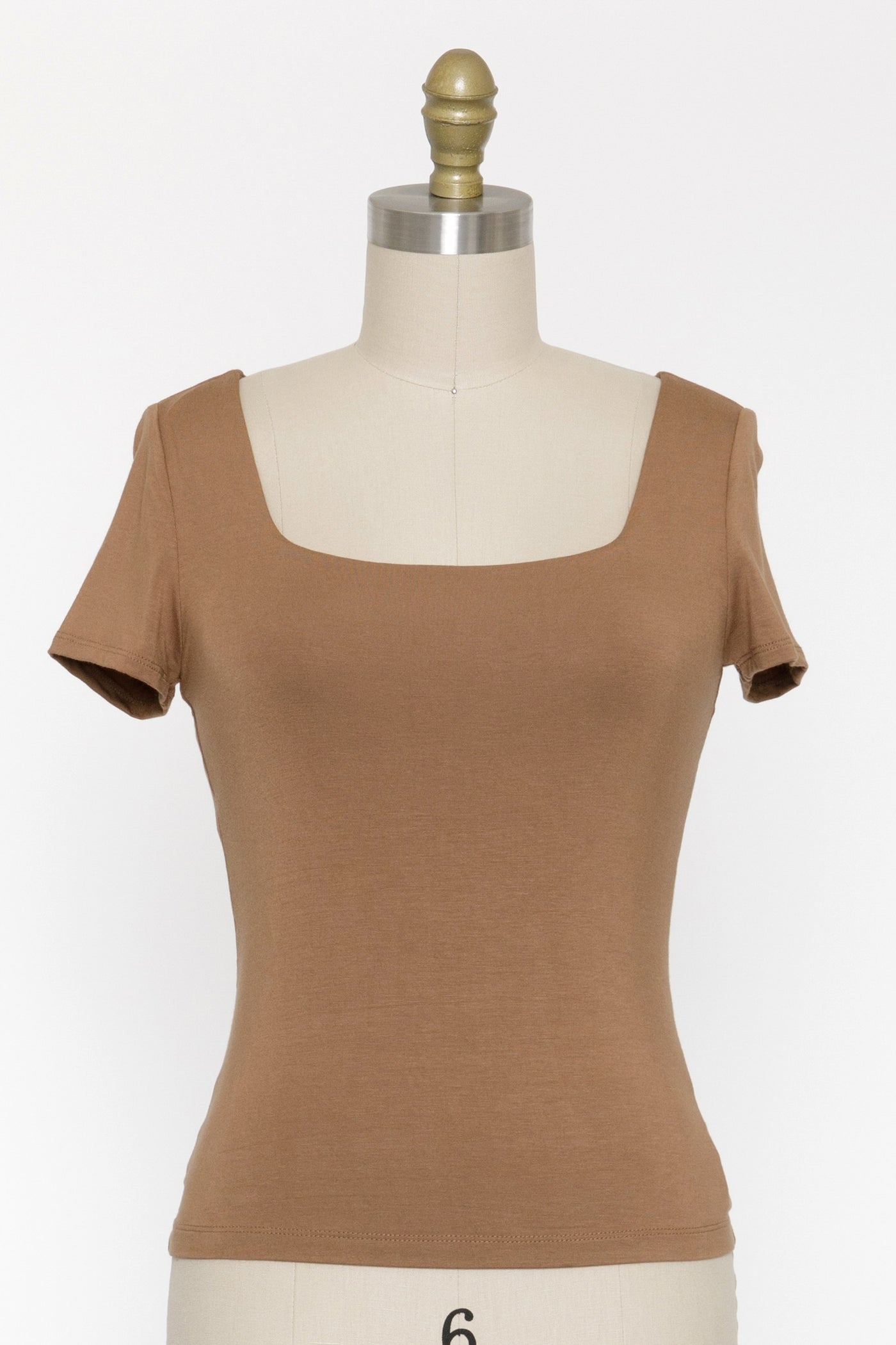 Double Layer Square Neck Tee