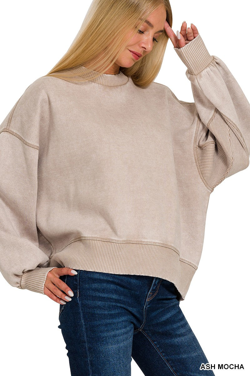 Mocha Crewneck Sweater