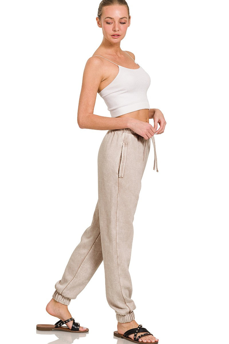 Light Mocha Jogger Pants