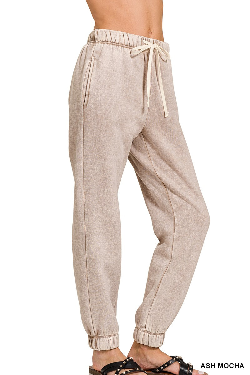 Light Mocha Jogger Lounge Pants