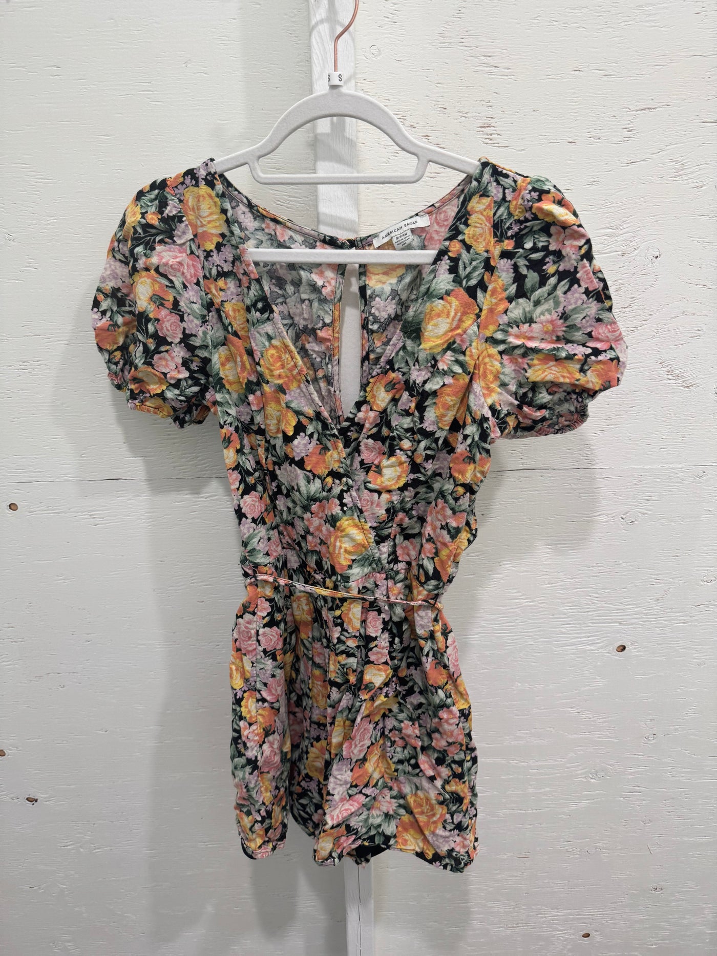 American Eagle Floral Romper