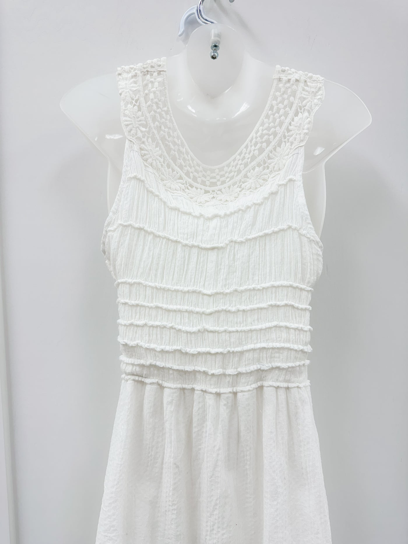 Boho White Lace Sundress