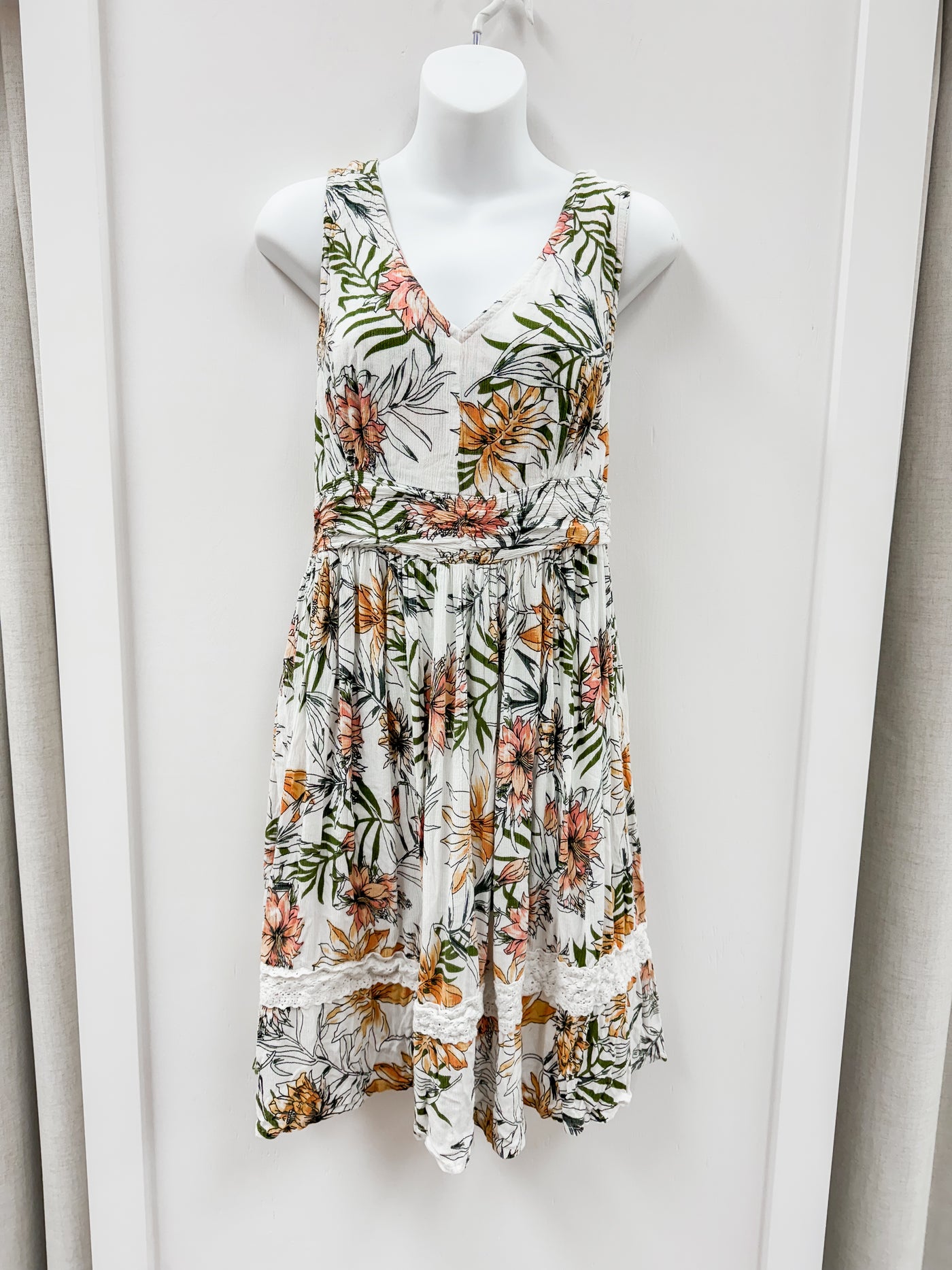 Tropical stretch sundress