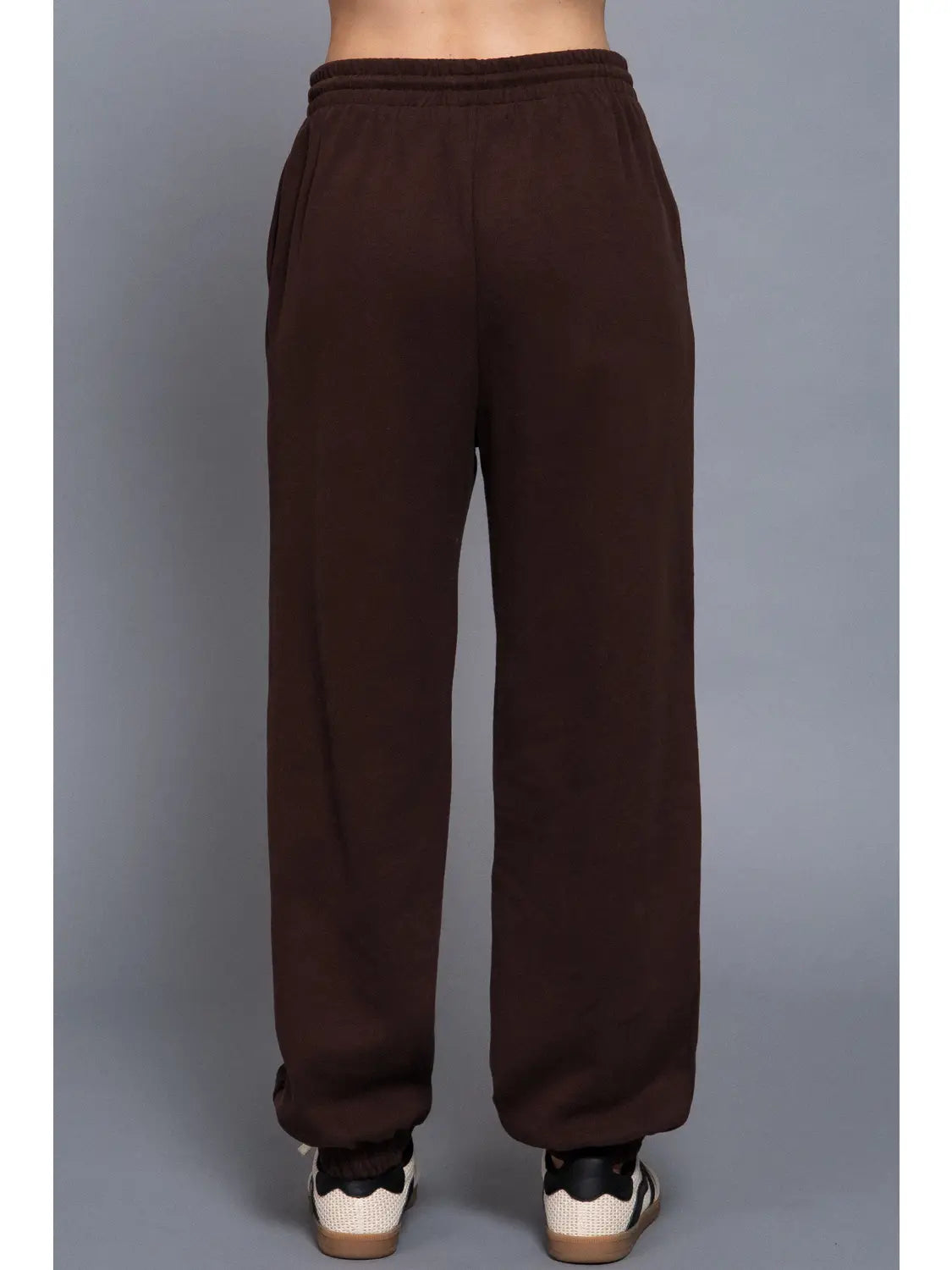 Chocolate Cotton Comfort Jogger