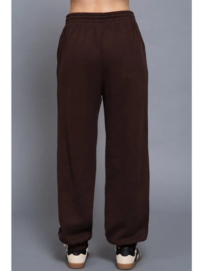 Chocolate Cotton Comfort Jogger