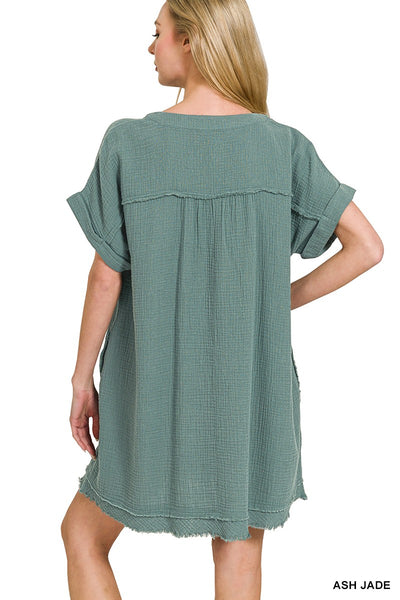 Cotton Babydoll Dress
