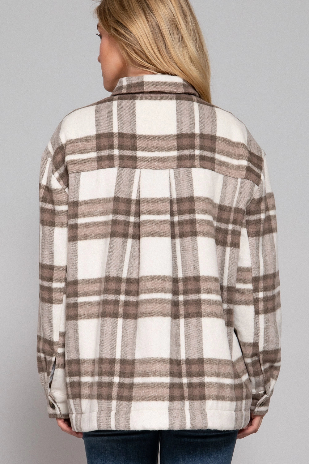 Sugar & Spice Plaid Shacket