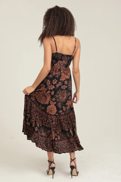 Autumn Aura Midi Dress