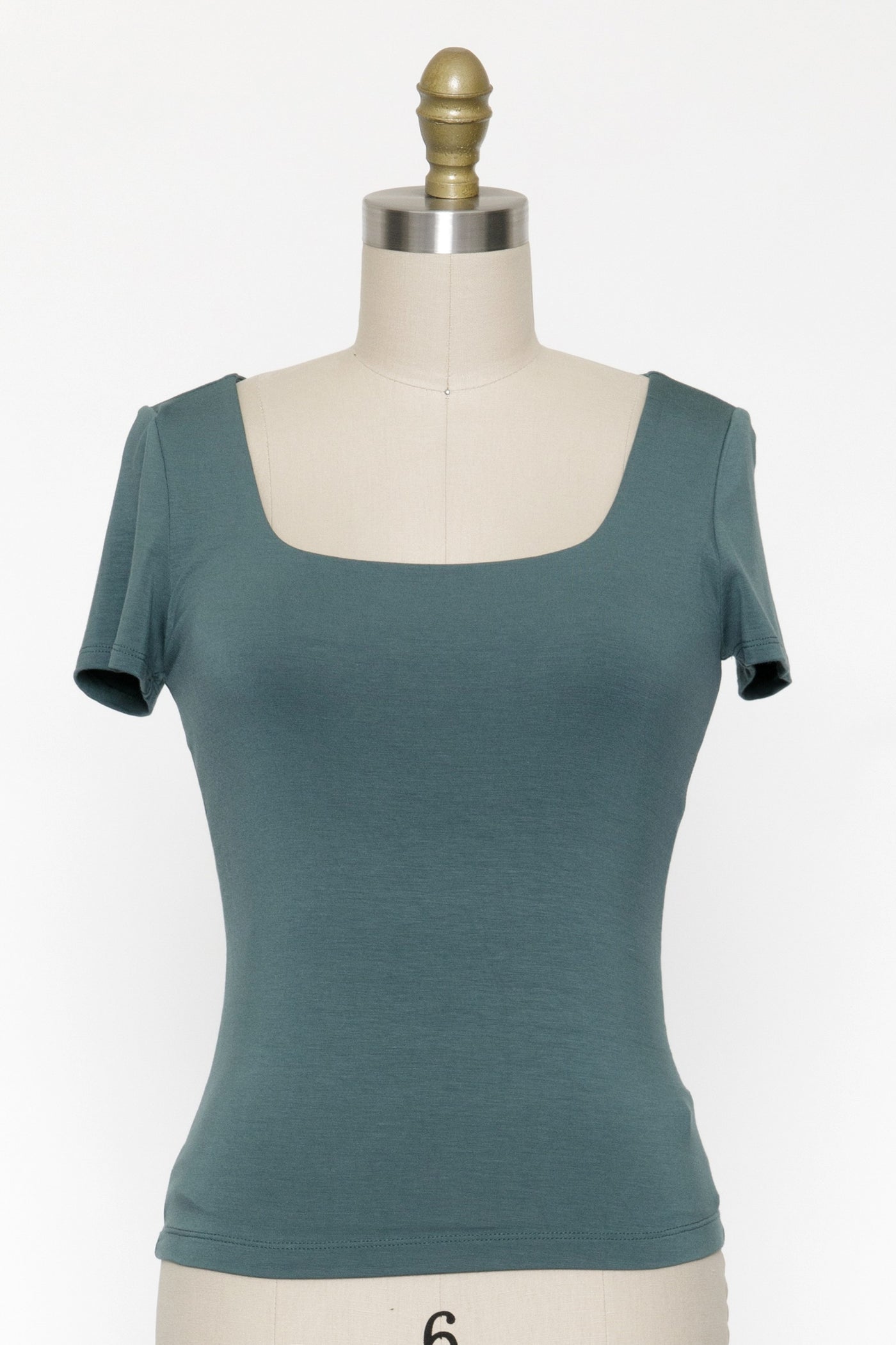 Double Layer Square Neck Tee