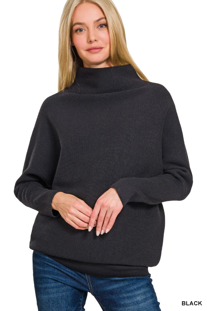 Black Dolman Sweater