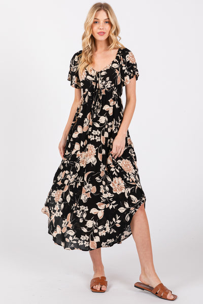 Summer Blossom Midi Dress