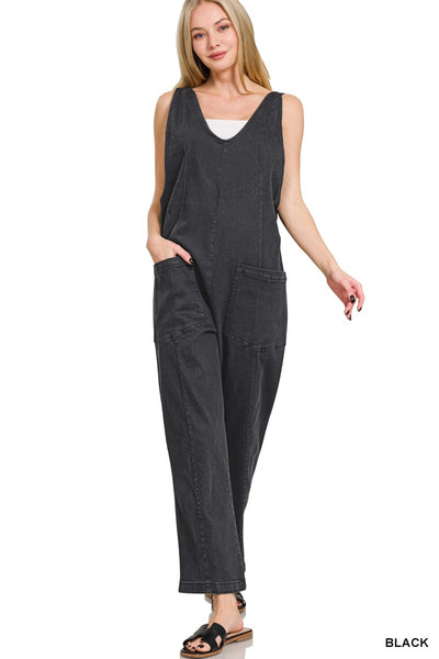 Black Everyday Stretch Romper