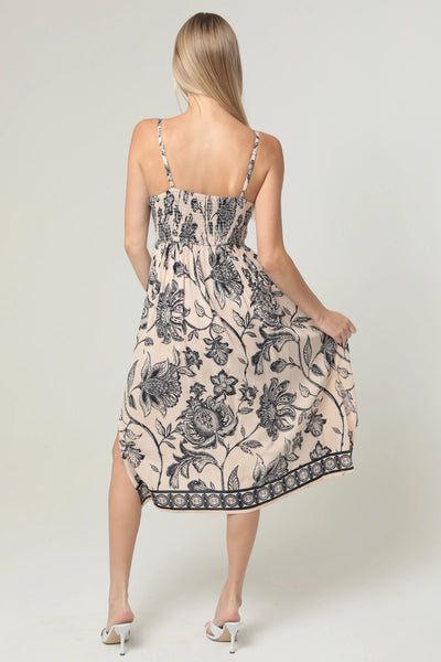 Luna Bloom Midi Dress
