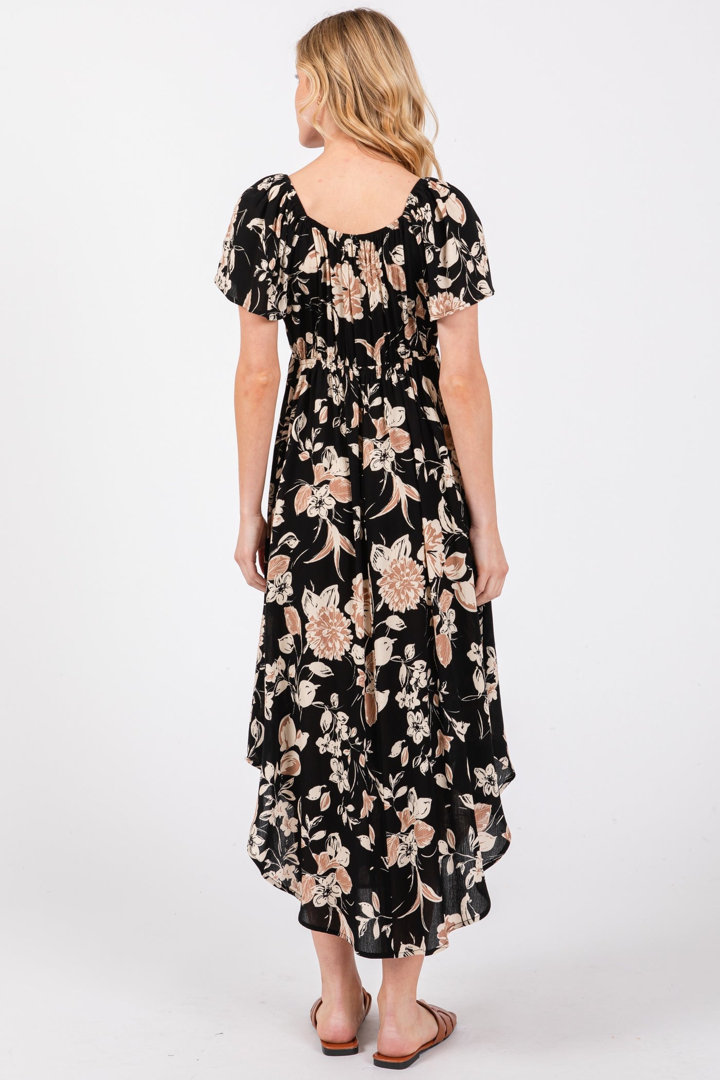 Summer Blossom Midi Dress