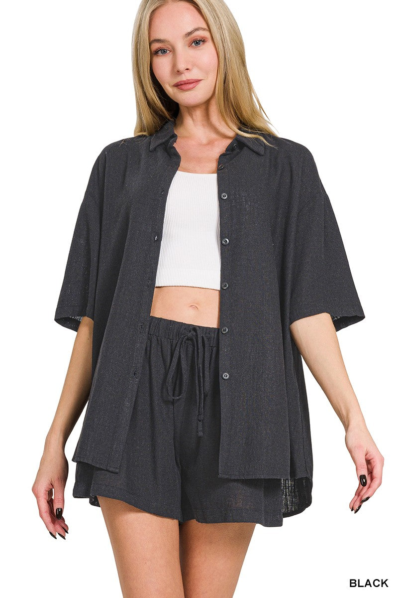 Linen Flow Shorts