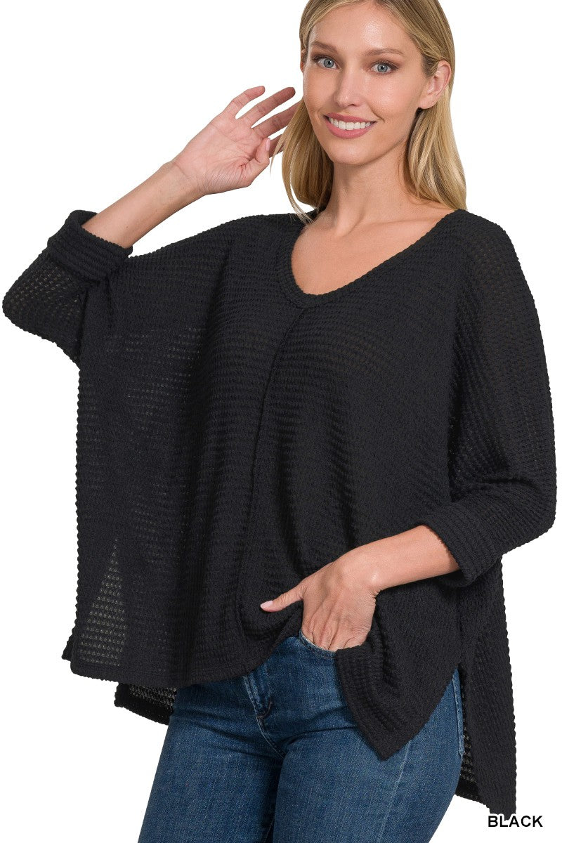 Textured Knit Top