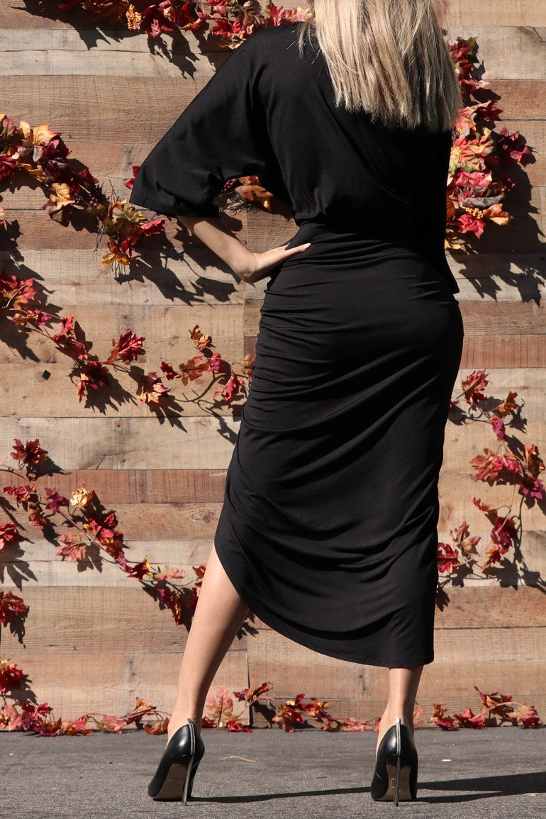 Classic Wrap Dress - Black
