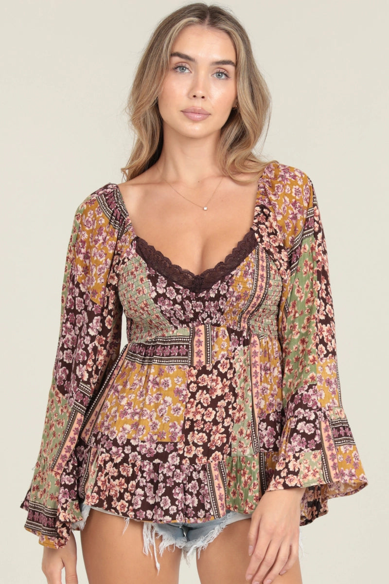 Festival Floral Top