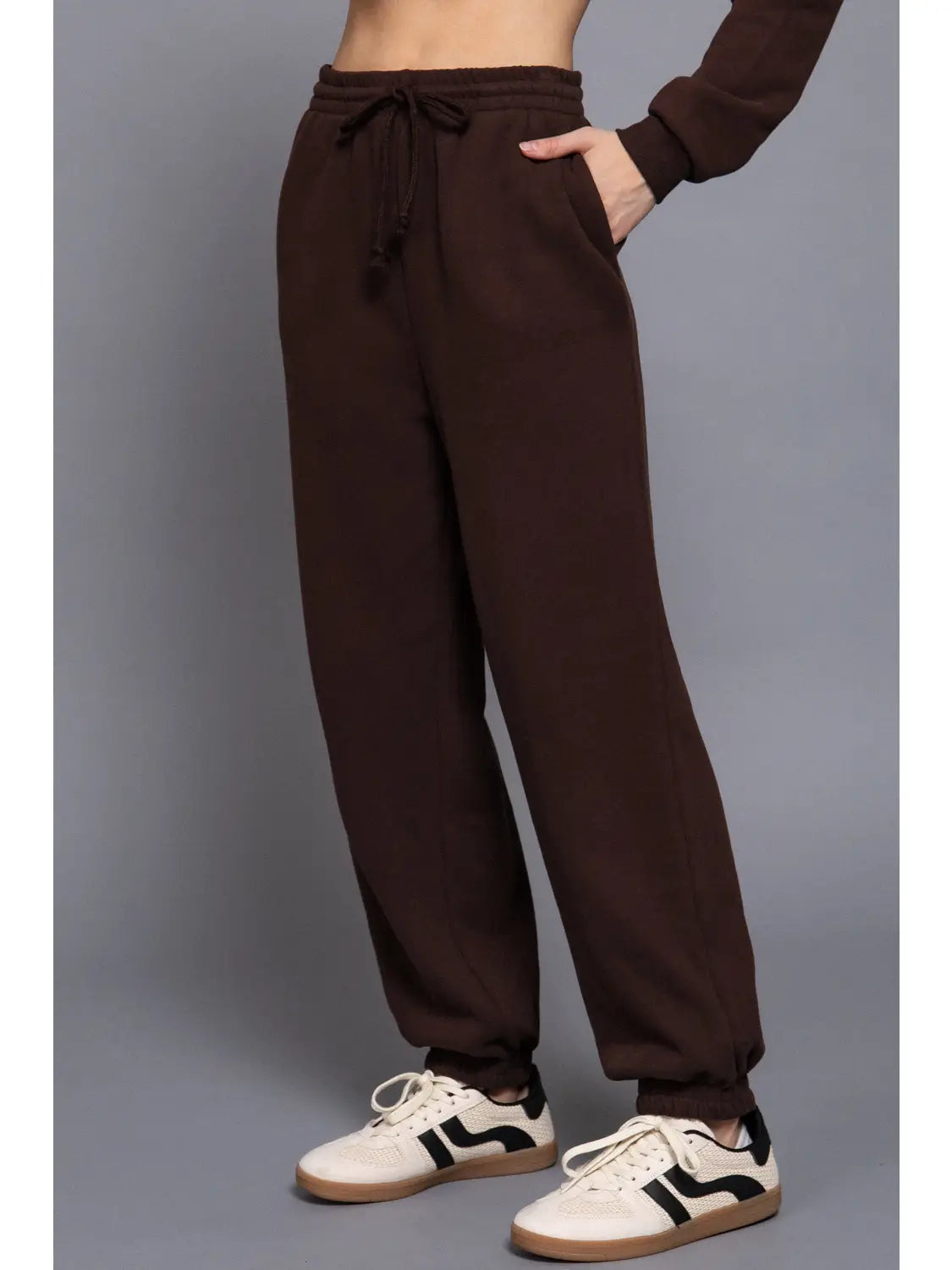 Chocolate Cotton Comfort Jogger