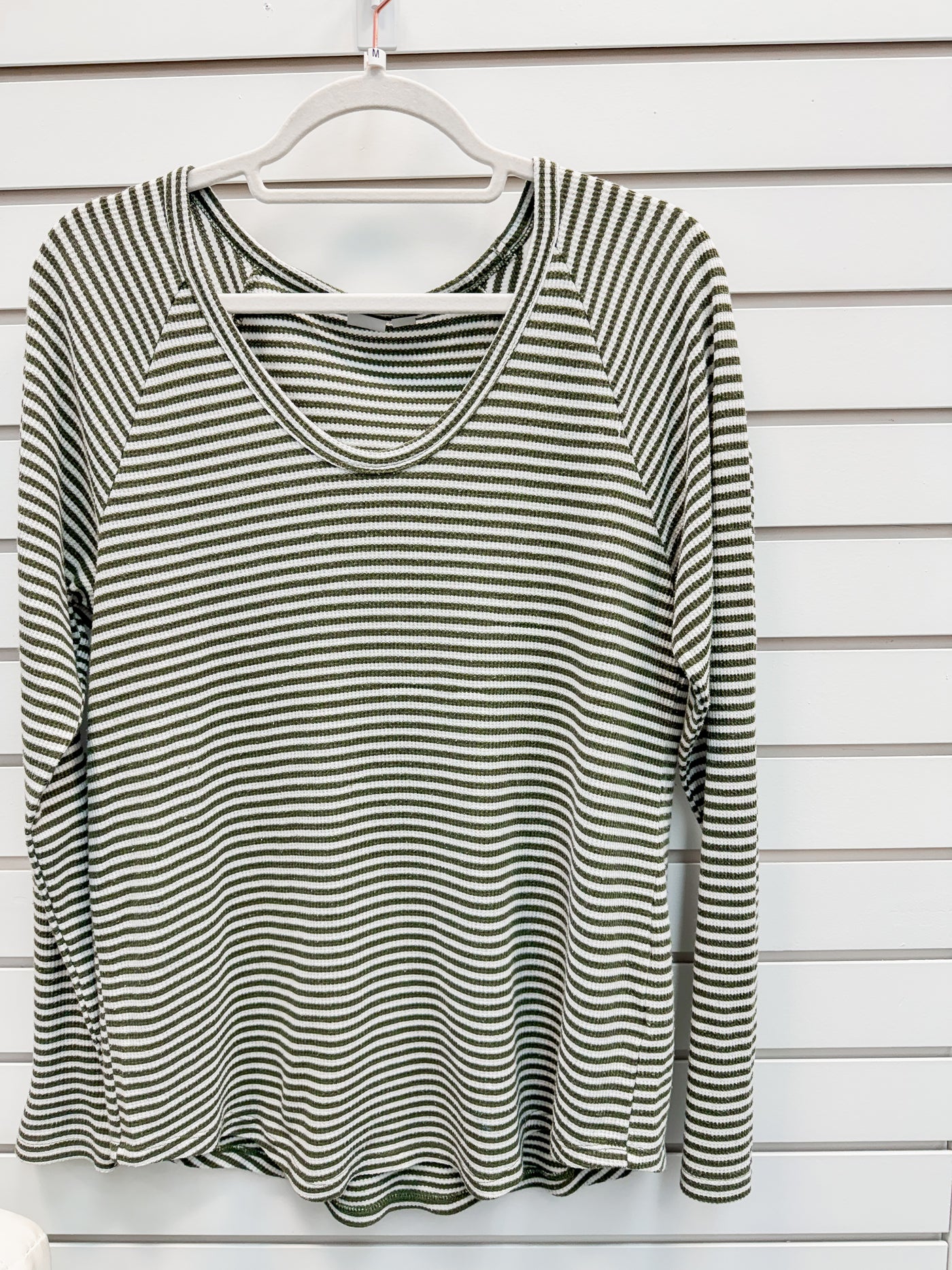 GAP striped waffleknit