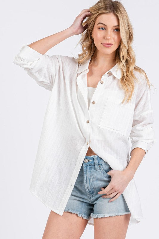 Cotton Button Down