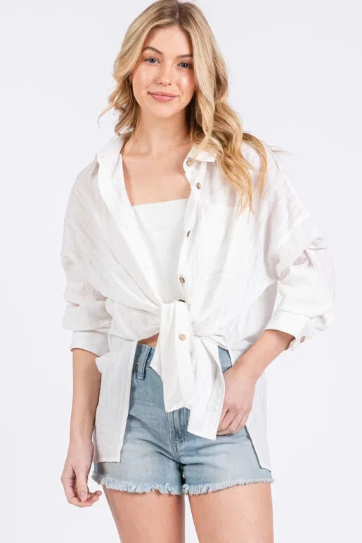 Cotton Button Down