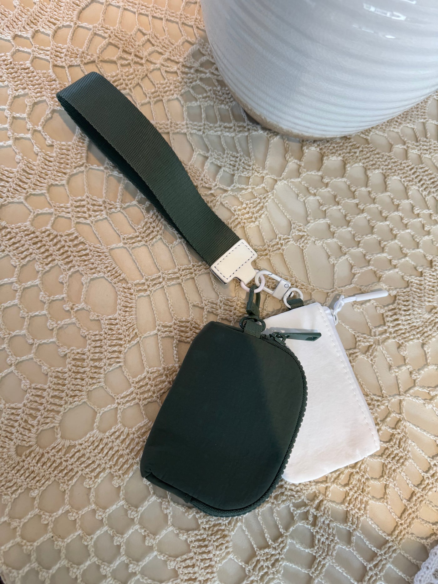 Duel wristlet pouch