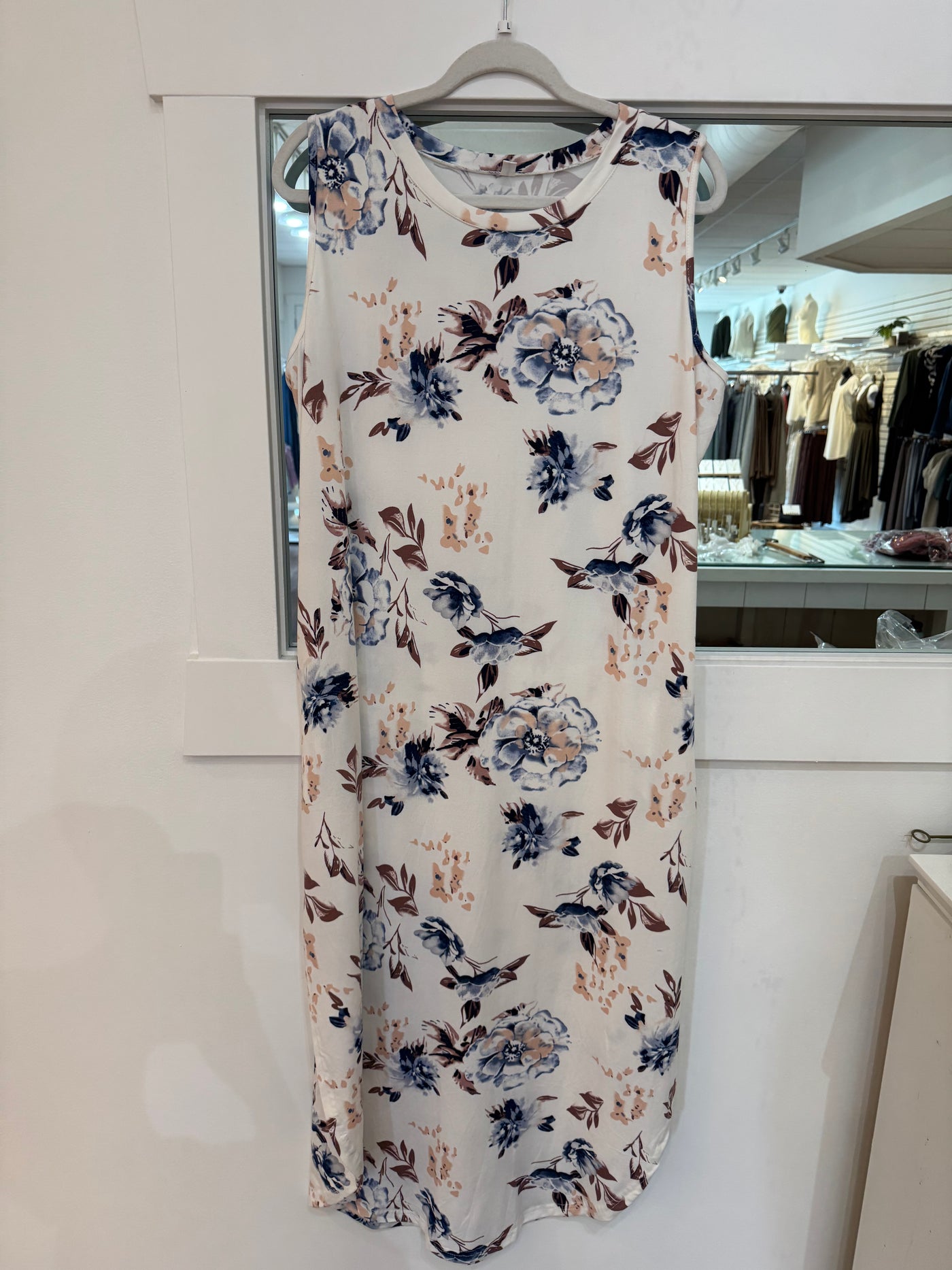 Floral halter dress