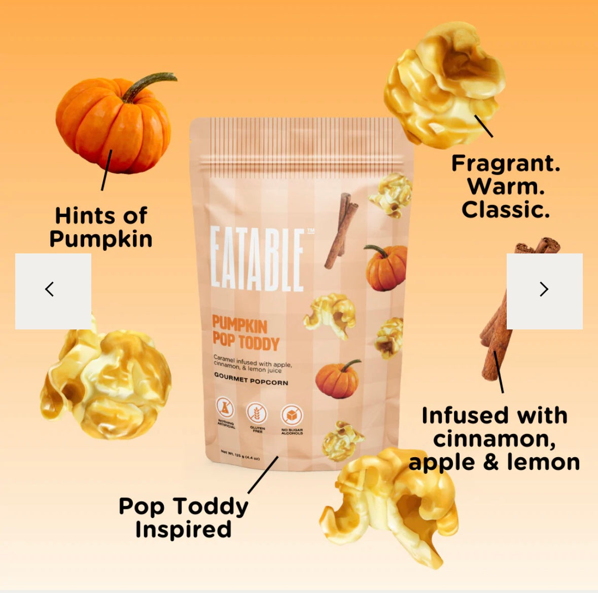 Pumpkin Gourmet Popcorn